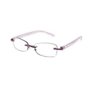 Magnivision Women's Rimless Readers Eye Glasses Daniella +1.25 Purple